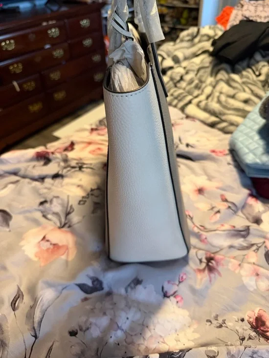 Michael Kors Two-Tone Tote — Black & Light Gray - Picture 3 of 7